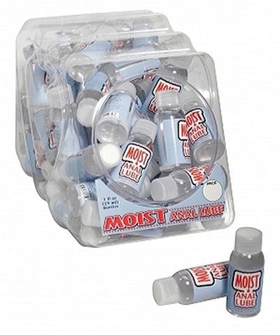 Moist Anal Lube - 48 Piece Bowl - 1 Fl. Oz.  Bottles PD9718-99D