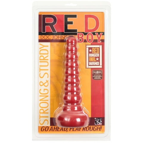 Red Boy - Red Ringer Anal Wand - Red DJ0901-07