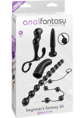 Anal Fantasy Collection Beginners Fantasy Kit - Black PD4670-00