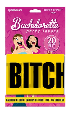 Bachelorette Party Favors Caution Bitches Tape PD6013-11