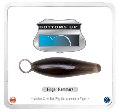 Bottoms Up Finger Rammer Butt Plug Smoke Ts0338-6 TS1003386