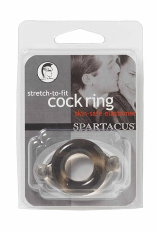 Elastomer Cock Ring-Black BSPR-84