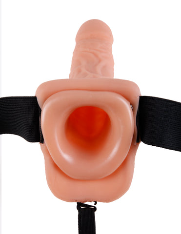 Fetish Fantasy Series 9 Inch Hollow Strap-on With Balls - Flesh PD3374-21