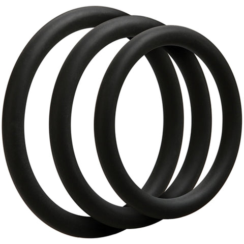 Optimale 3 C-Ring Set - Thin - Black DJ0690-01