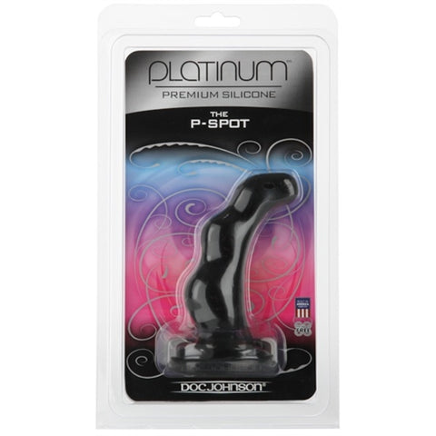 Platinum Premium Silicone - the P-Spot - Charcoal DJ0107-06