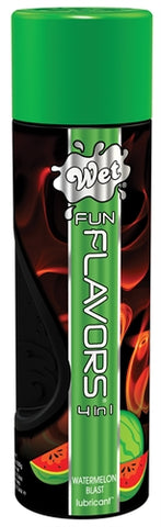 Wet Fun Flavors 4-in-1 Lube - Watermelon Blast - 4.1 Fl. Oz. WT20429