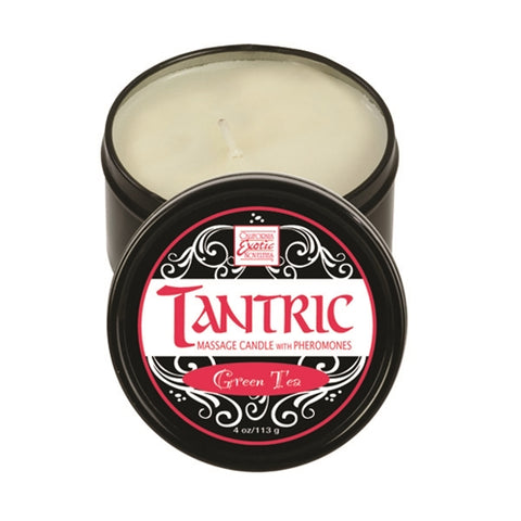 Tantric Soy Massage Candle With Pheromones Green Tea SE2254151