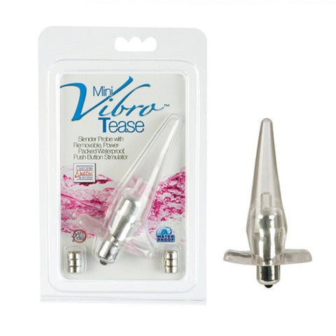 Mini Vibro Tease Slender Probe Clear SE0420102