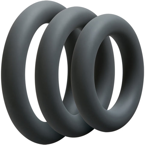 Optimale 3 C-Ring Set - Thick - Slate DJ0690-05