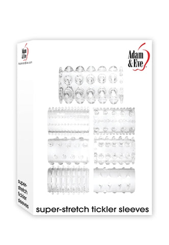 Adam and Eve Super-Stretch Sleeves - Clear AE-RD-6987-2