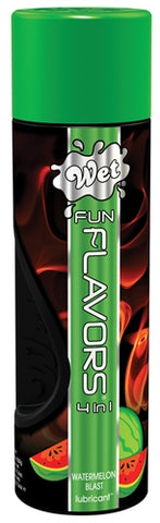 Wet Fun Flavors 4-in-1 Lube - Watermelon Blast 10.7 Fl. Oz. WT20469