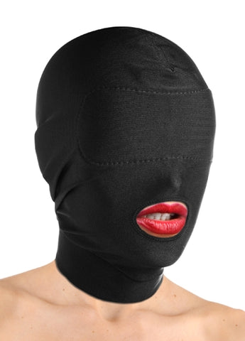 Spandex Hood W/padded Eyes and Open Mouth MS-AE167