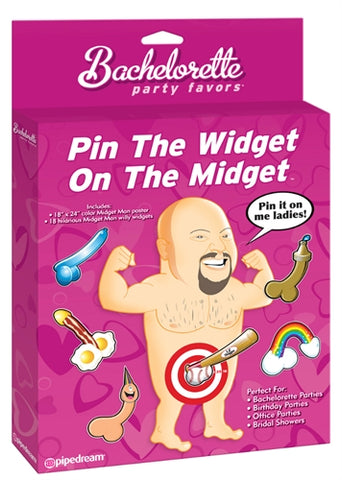 Bachelorette Party Favors Pin the Widget on the Midget PD8201-00