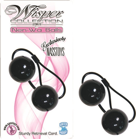 Wisper Collection Nen-Wa Balls Black NW2212-1