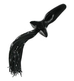 Frisky Black Licorice Anal Plug + Tassel