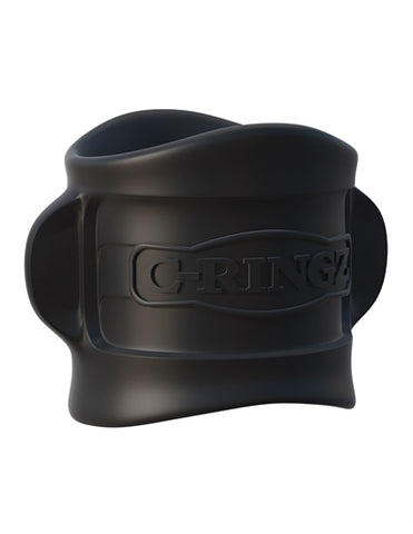 Fantasy C-Ringz Silicone Ball Stretcher - Black PD5901-23