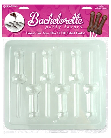 Bachelorette Party Favors Pecker Lollipop Mold PD6324-20