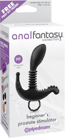 Anal Fantasy Collection Beginners Prostate Stimulator - Black PD4618-23