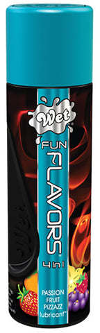 Wet Fun Flavors 4-in-1 Lube - Passion Fruit Pizzazz - 4.1 Fl. Oz. WT20421