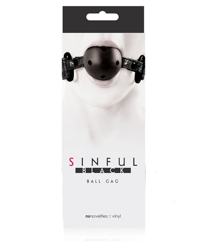 Sinful - Ball Gag - Black NSN1221-13