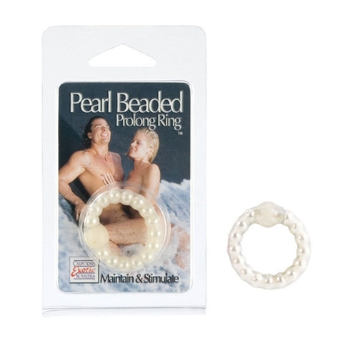 Pearl Beaded Prolong Rings White SE1425222