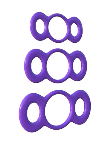 Fantasy C-Ringz 3-Ring Quick Release Trainer - Purple PD5814-12