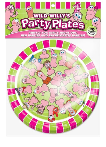 Wild Willys Party Plates - 10 Count BC-PP09