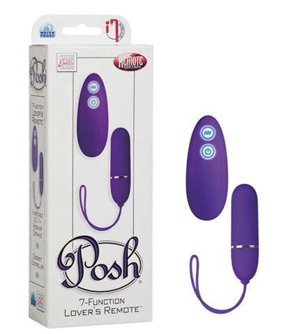 Posh 7-Function Lovers Remote - Purple SE0076153