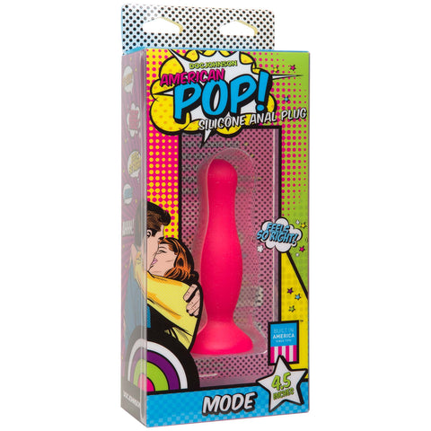 American Pop! Mode 4.5 Anal Plug - Pink DJ0500-08-BX