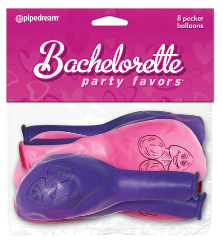 Bachelorette Party Favors - 8 Pecker Balloons PD6016-00