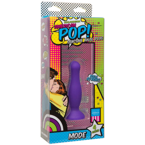 American Pop! Mode 4 Anal Plug - Purple DJ0500-02-BX