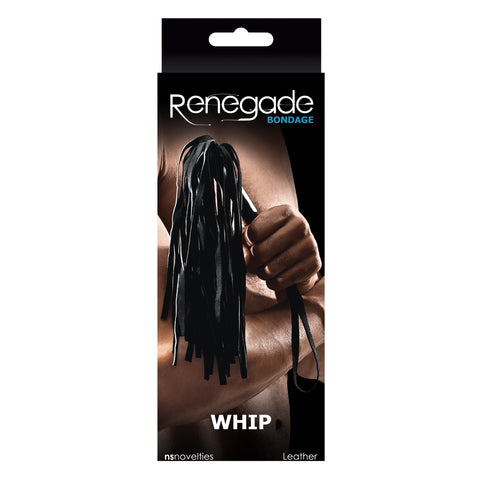 Renegade Bondage Whip - Black NSN1195-13