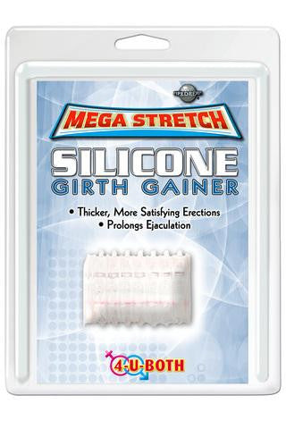 Mega Stretch Silicone Girth Gainer - Clear