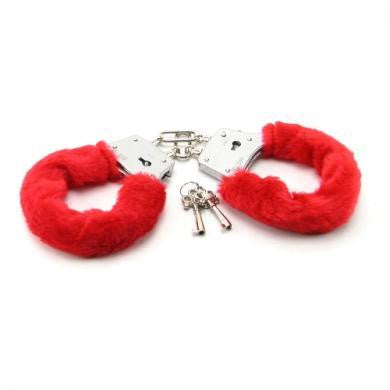 Fetish Fantasy Series Beginner's Furry Cuffs - Red