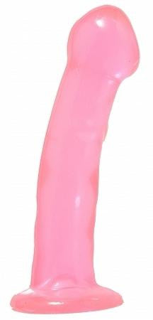 Basix Rubber Works - 6.5-inch Dong with Suction Cup - Pink