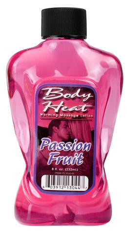 Body Heat Warming Massage Lotion Passion Fruit - 8 oz.