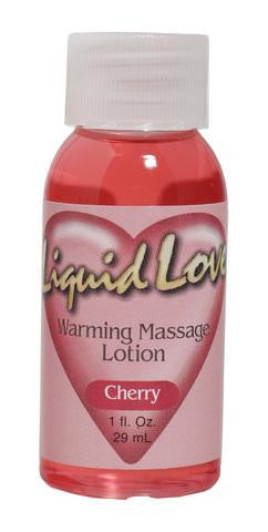 Liquid Love Warming Massage Liquid Cherry - 1 oz.