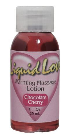 Liquid Love Warming Massage Lotion Chocolate Cherry - 1 oz.