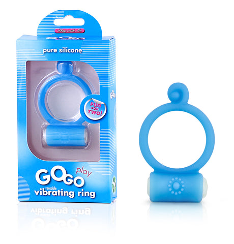 Gogo Play - Reusable Vibrating Ring - Blue BL-30902