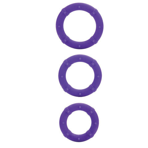 Posh Silicone Love Rings - Purple SE1369253