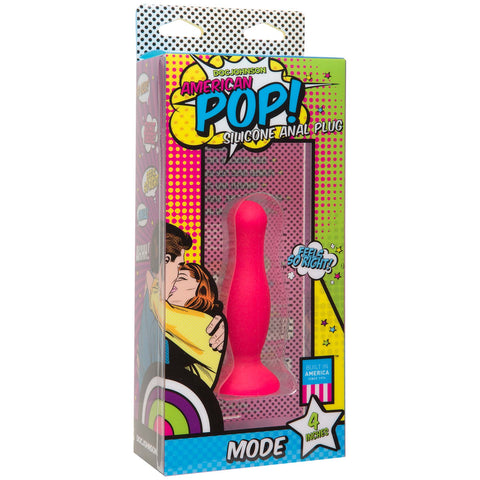 American Pop! Mode 4 Anal Plug -  Pink DJ0500-01-BX