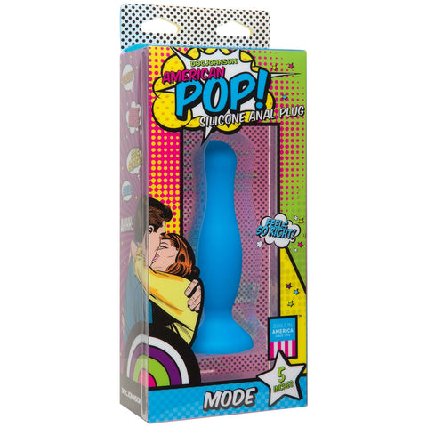 American Pop! Mode 5 Anal Plug - Blue DJ0500-17-BX