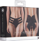 Sexy Bow Vibrating Panty - Black