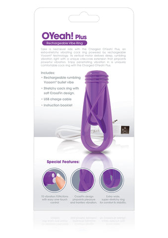 Charged O Yeah! Plus Ring - Purple AOYP-PU-101E