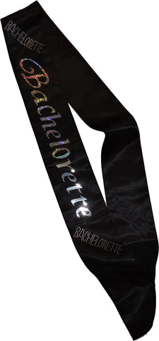 Bachelorette Sash With Clear Stones OMG-AL-S-BACH-BS