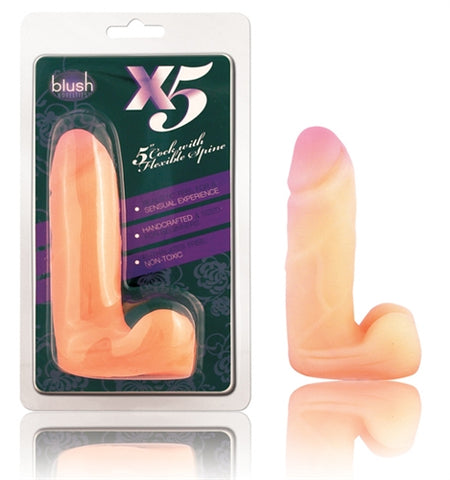 X5 5.5in Cock With Flexible Spine Natural BL-57553