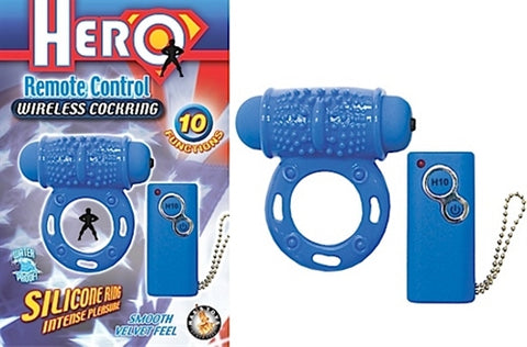 Hero Remote Control Wireless Cockring Blue NW2315-1