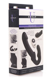 Urge Silicone Strapless Strap on With Remote - Black