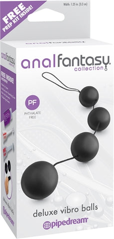 Anal Fantasy Collection Deluxe Vibro Balls - Black PD4642-23