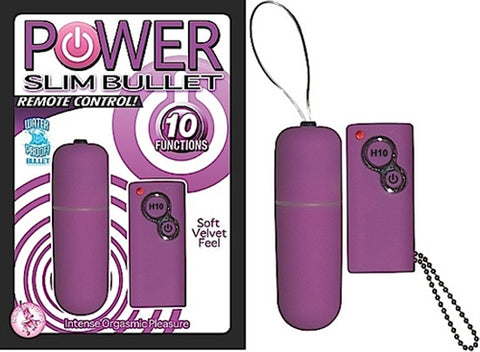 Power Slim Bullet Remote Control - Purple NW2317-2